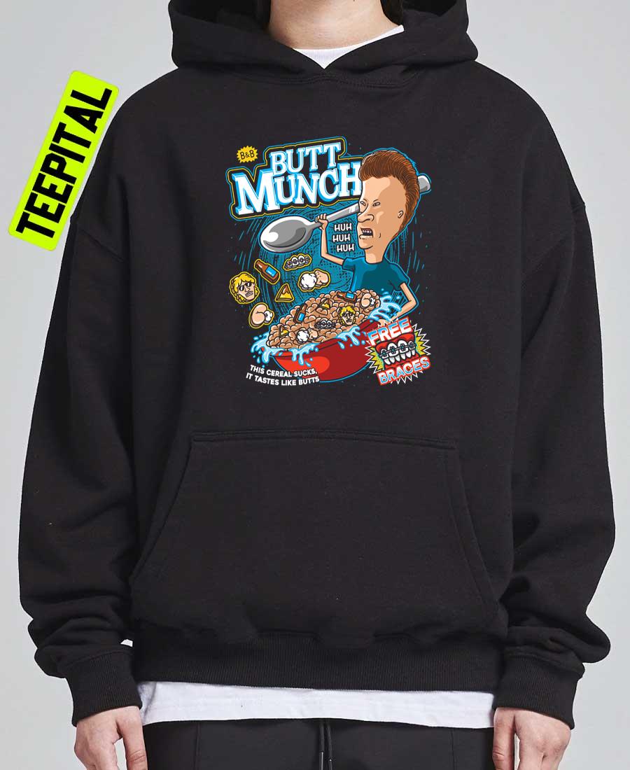 Butt Munch Beavis And Butthead Cereal Unisex T-Shirt Butt Munch Beavis And Butthead Cereal Unisex T-Shirt