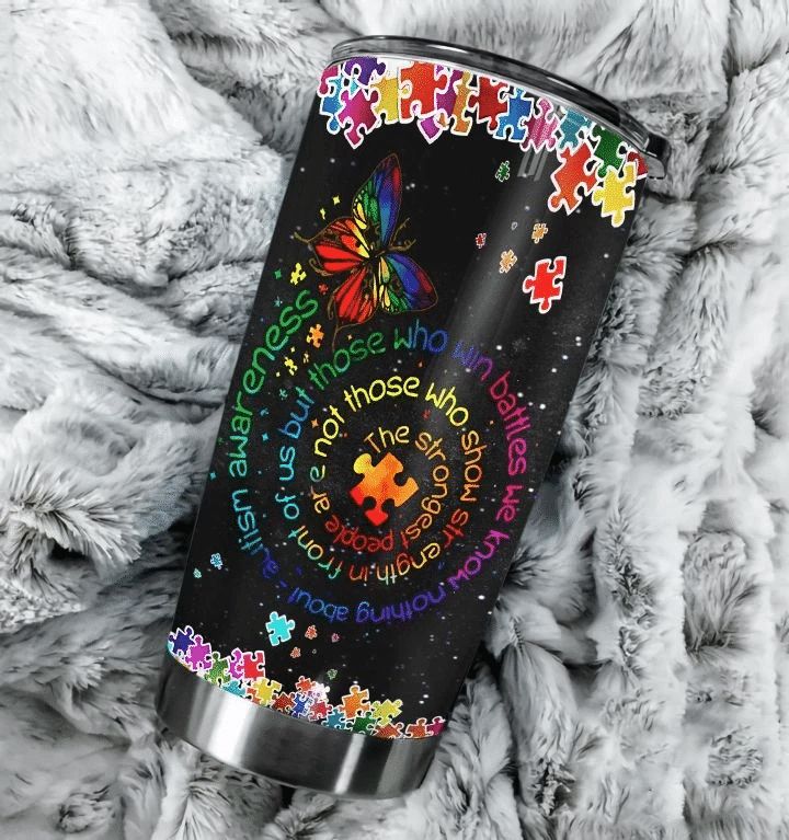 Butterfy Autism Stainless Steel Cup Butterfy Autism Stainless Steel Cup