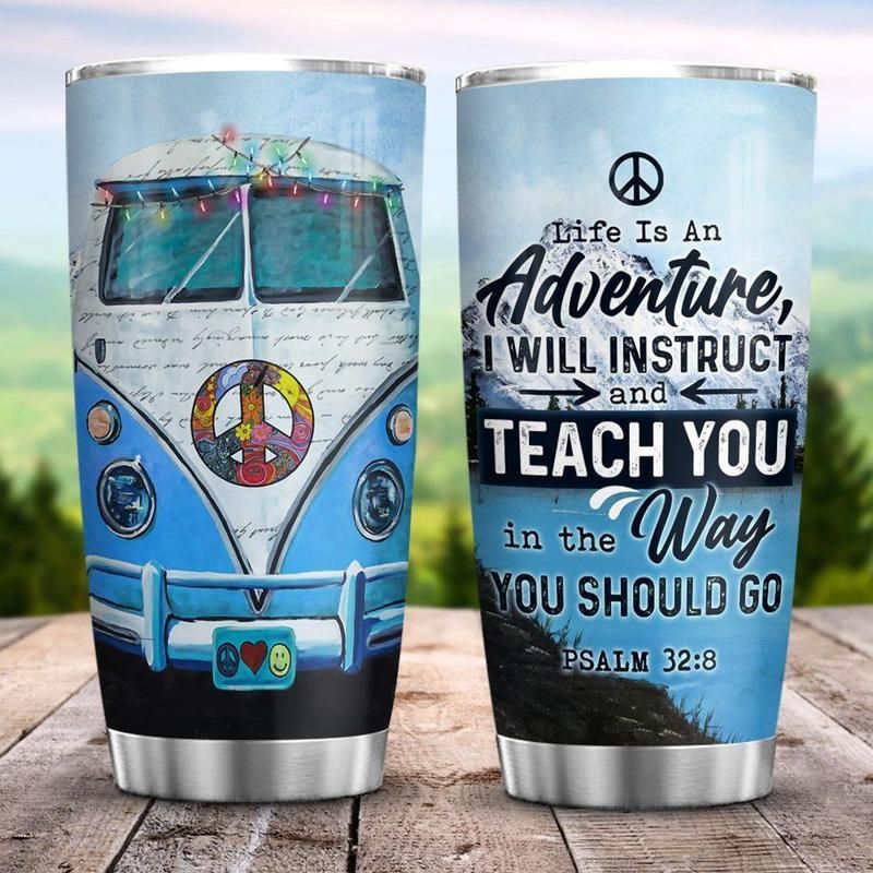 Camping Life Is Adventure Stainless Steel Cup Camping Life Is Adventure Stainless Steel Cup