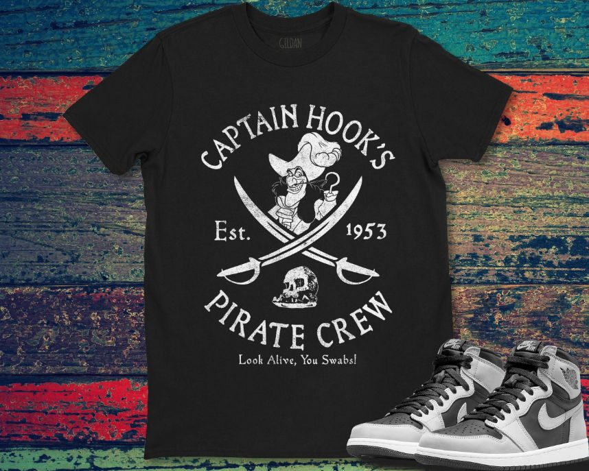 Captain Hooks Est 1953 Pirate Crew Look Alive Swabs Disney Unisex Gift T-Shirt Captain Hooks Est 1953 Pirate Crew Look Alive Swabs Disney Unisex Gift T-Shirt