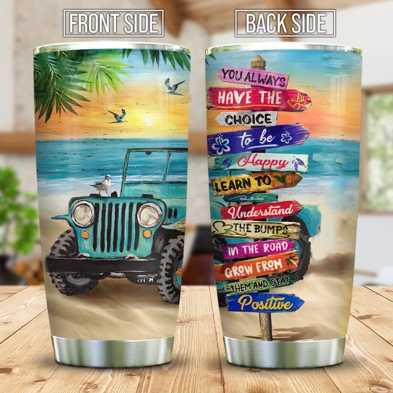 Car In The Beach Advices Stainless Steel Cup Car In The Beach Advices Stainless Steel Cup
