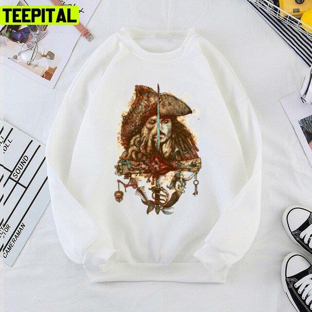 Caribbean's Pirates Johnny Depp Art Unisex T-Shirt Caribbean's Pirates Johnny Depp Art Unisex T-Shirt
