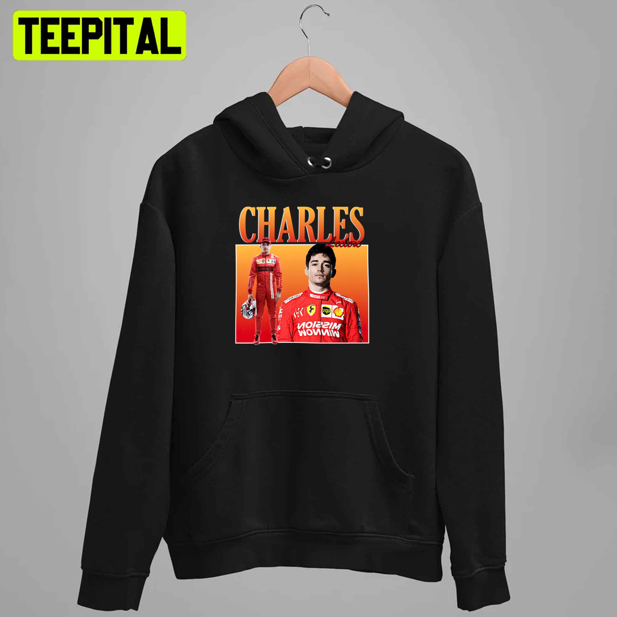 Charles Leclerc Vintage Racing Unisex T-Shirt Charles Leclerc Vintage Racing Unisex T-Shirt