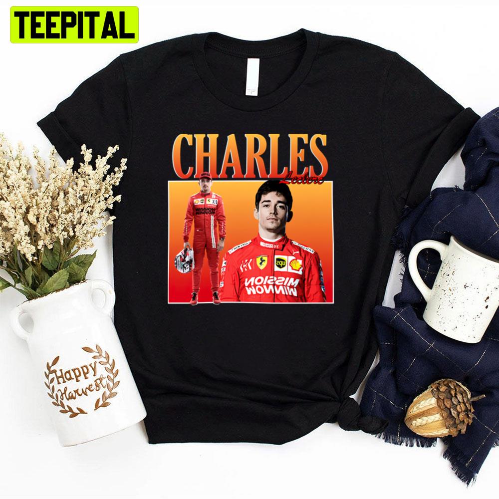 Charles Leclerc Vintage Racing Unisex T-Shirt Charles Leclerc Vintage Racing Unisex T-Shirt