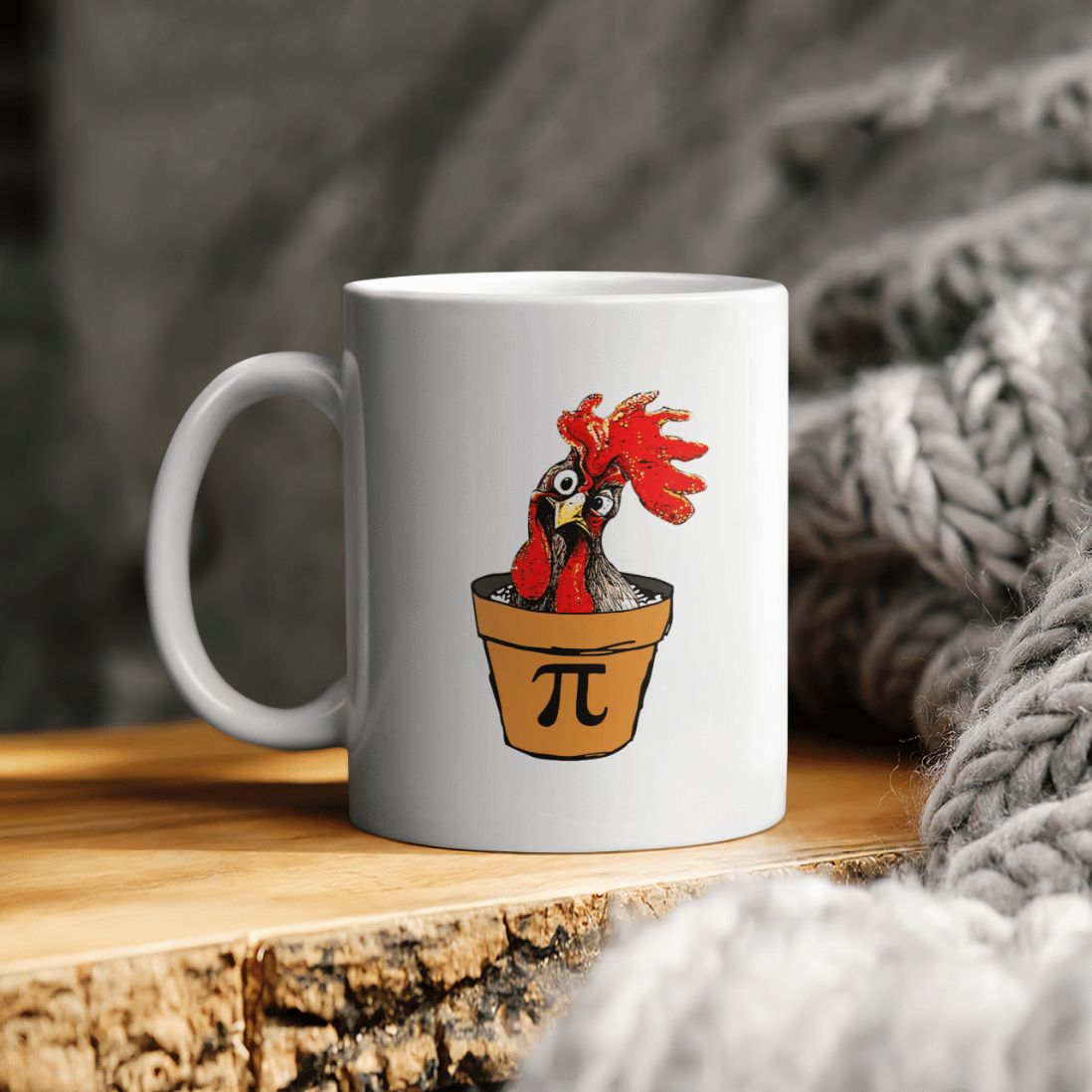 Chicken Pot Pi Funny Ceramic Coffee Mug Chicken Pot Pi Funny Ceramic Coffee Mug