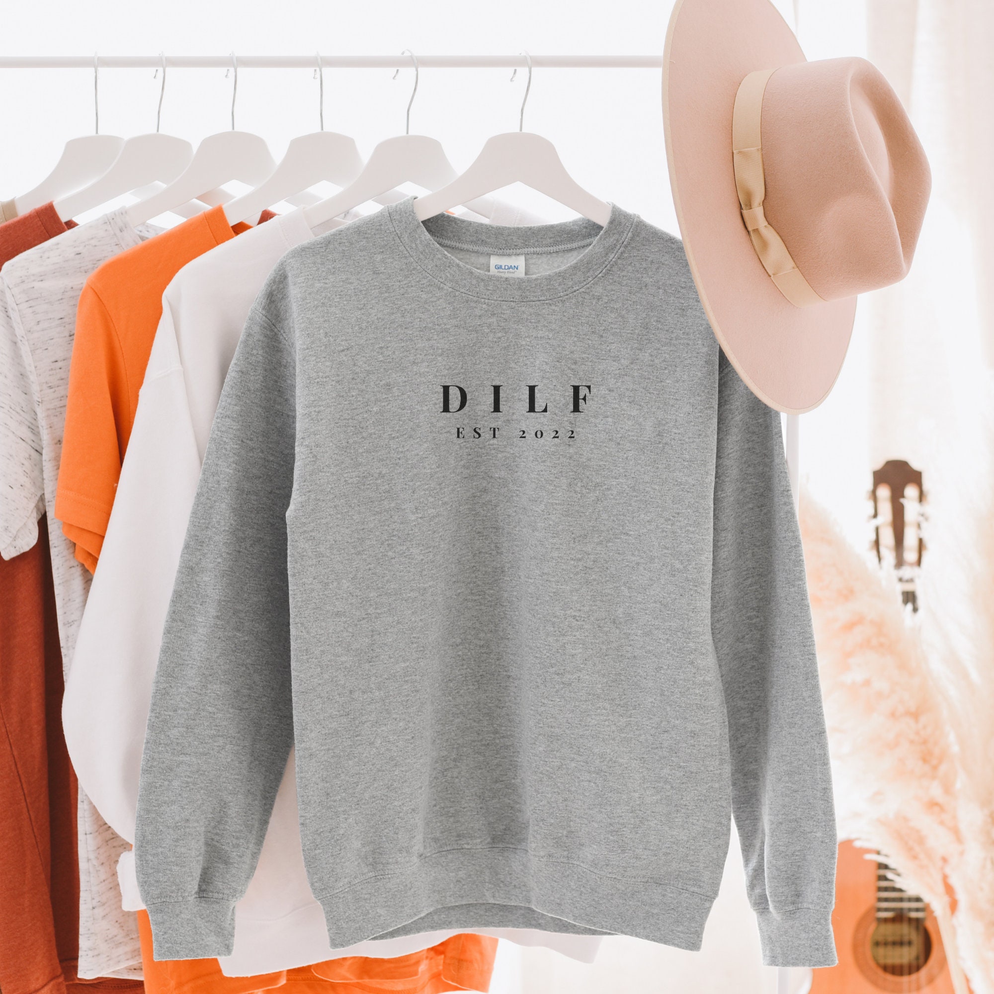 Classic Design For Dad Dilf Est 2022 Happy Father's Day Unisex T-Shirt Classic Design For Dad Dilf Est 2022 Happy Father's Day Unisex T-Shirt