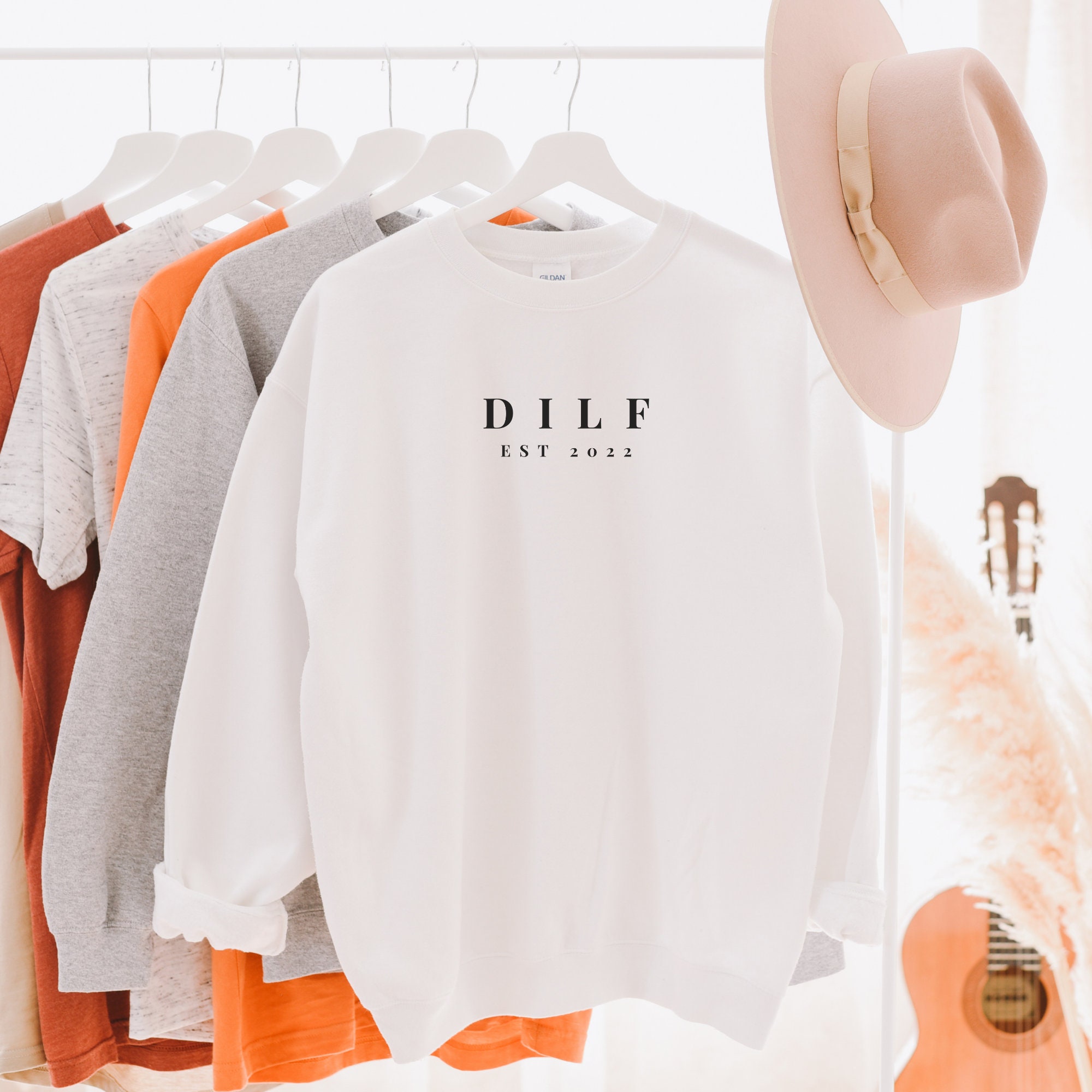 Classic Design For Dad Dilf Est 2022 Happy Father's Day Unisex T-Shirt Classic Design For Dad Dilf Est 2022 Happy Father's Day Unisex T-Shirt