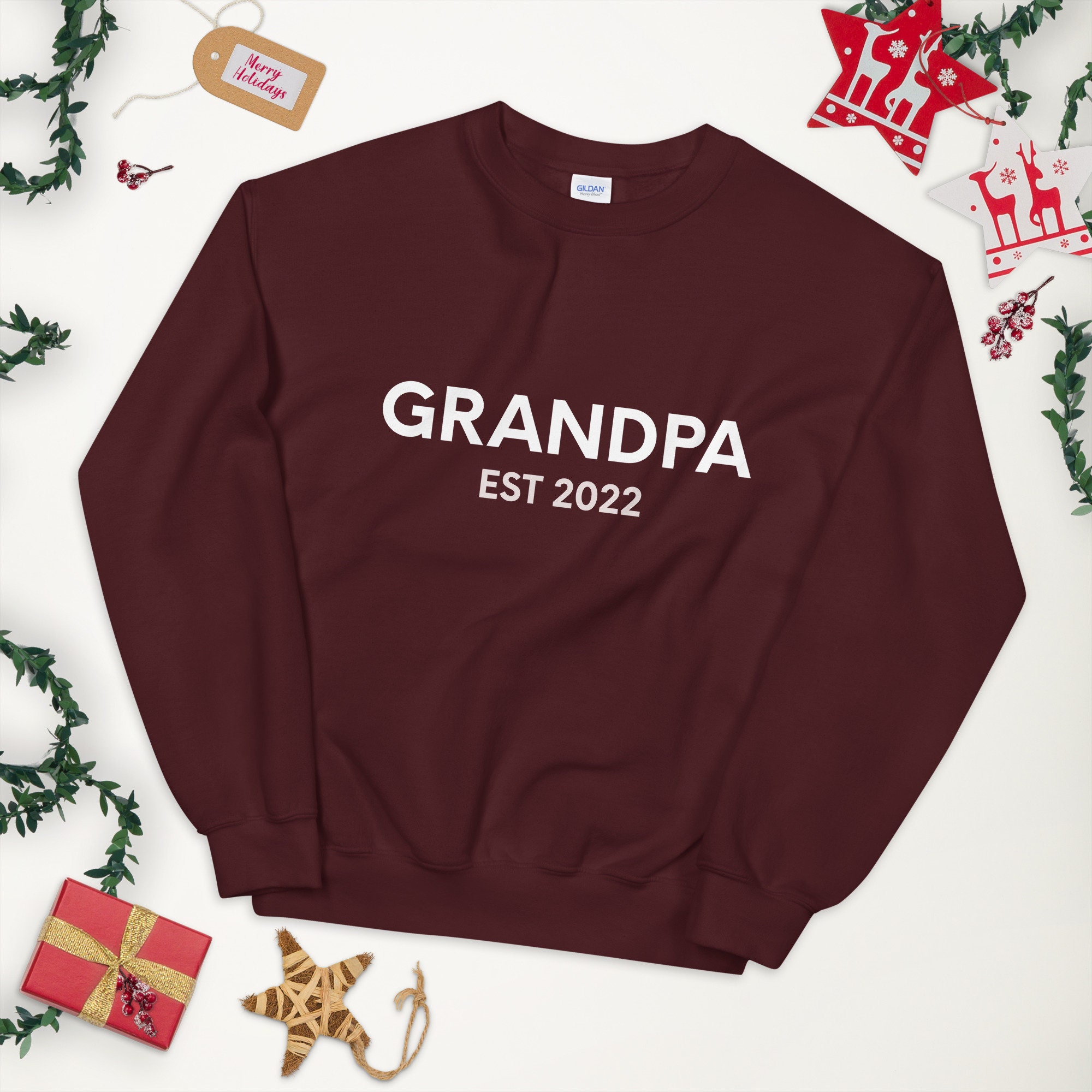 Classic Design Grandpa Est 2022 Happy Father's Day Unisex T-Shirt Classic Design Grandpa Est 2022 Happy Father's Day Unisex T-Shirt