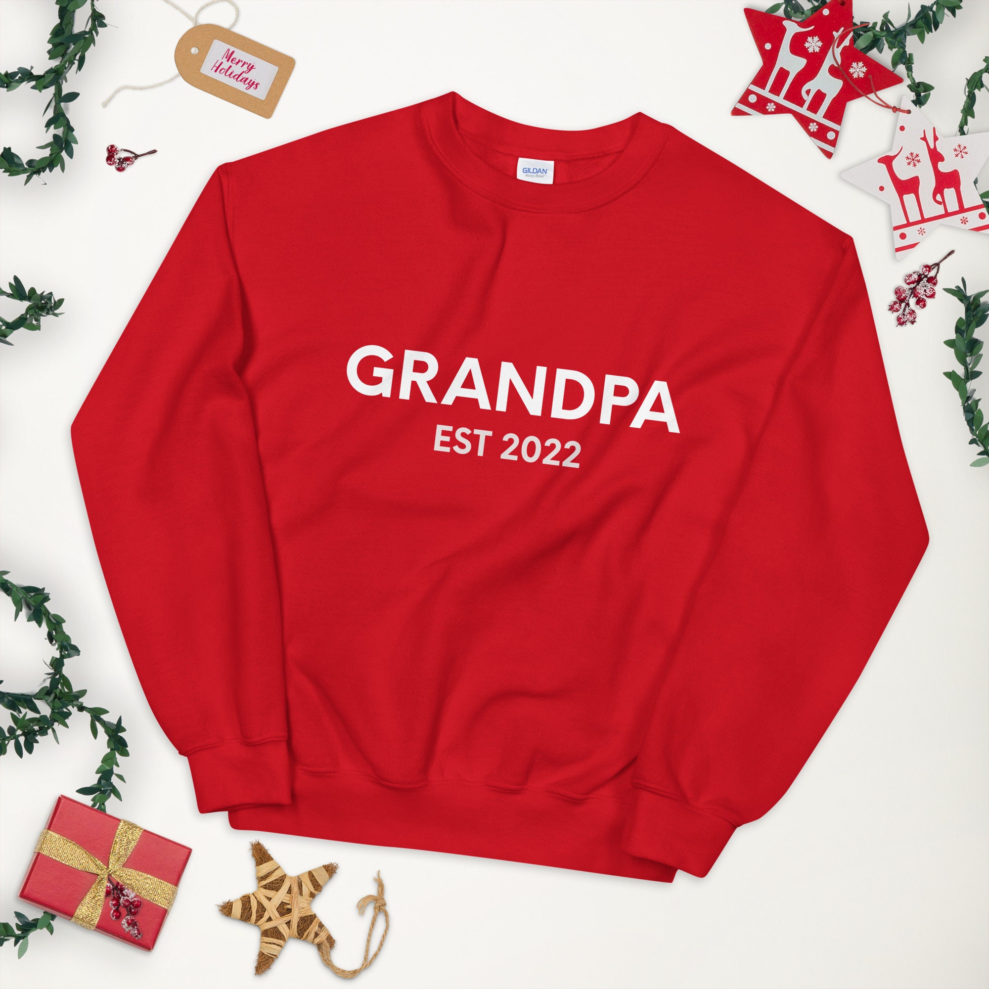 Classic Design Grandpa Est 2022 Happy Father's Day Unisex T-Shirt Classic Design Grandpa Est 2022 Happy Father's Day Unisex T-Shirt