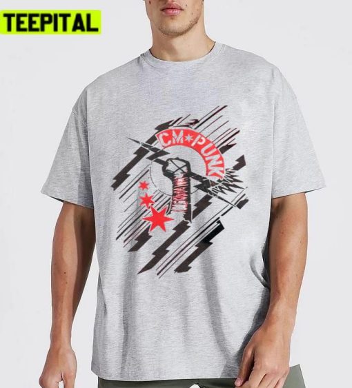 Cm Punk Aew Symbol Illustration Unisex T-Shirt