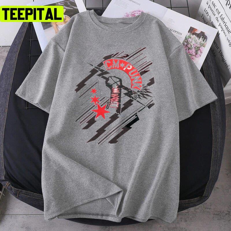 Cm Punk Aew Symbol Illustration Unisex T-Shirt Cm Punk Aew Symbol Illustration Unisex T-Shirt