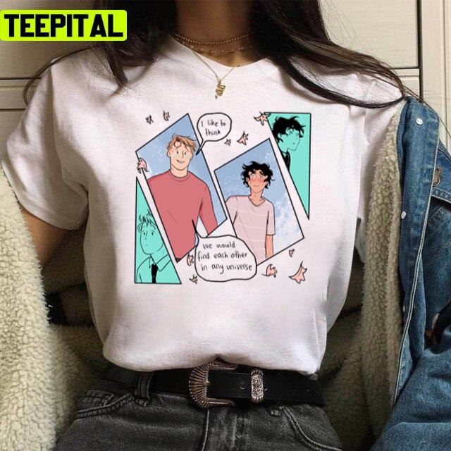 Comic Nick And Charlie Heartstopper Design Unisex T-Shirt Comic Nick And Charlie Heartstopper Design Unisex T-Shirt