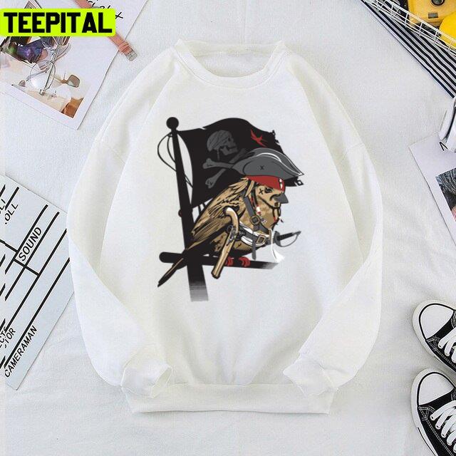 Cool Bird Captain Sparrow Johnny Depp Art Unisex T-Shirt Cool Bird Captain Sparrow Johnny Depp Art Unisex T-Shirt