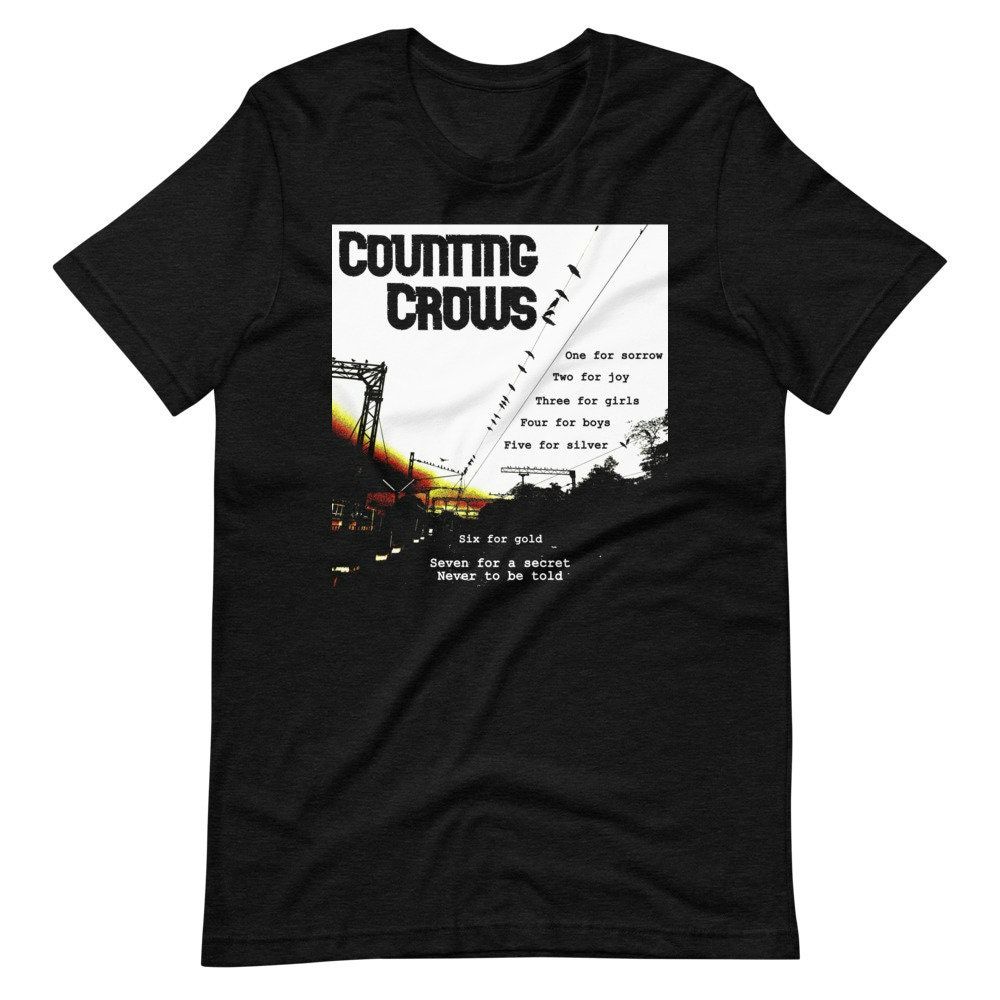 Counting Crows One For Sorrow Two For Joy August and Everything After T-Shirt Counting Crows One For Sorrow Two For Joy August and Everything After T-Shirt