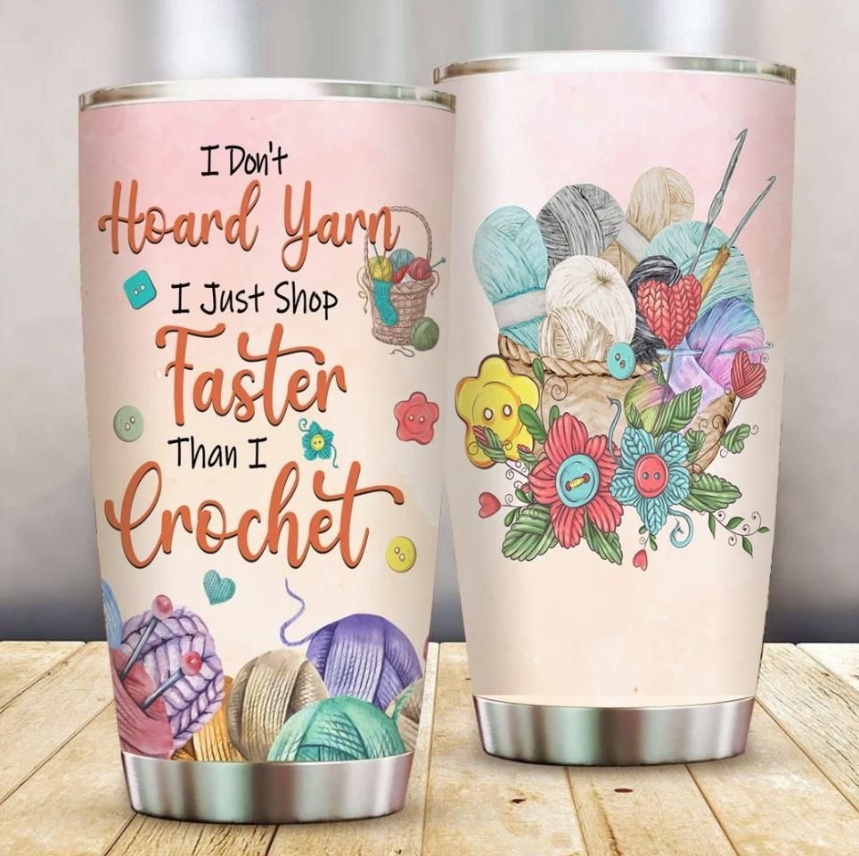Crochet Stainless Steel Cup Crochet Stainless Steel Cup