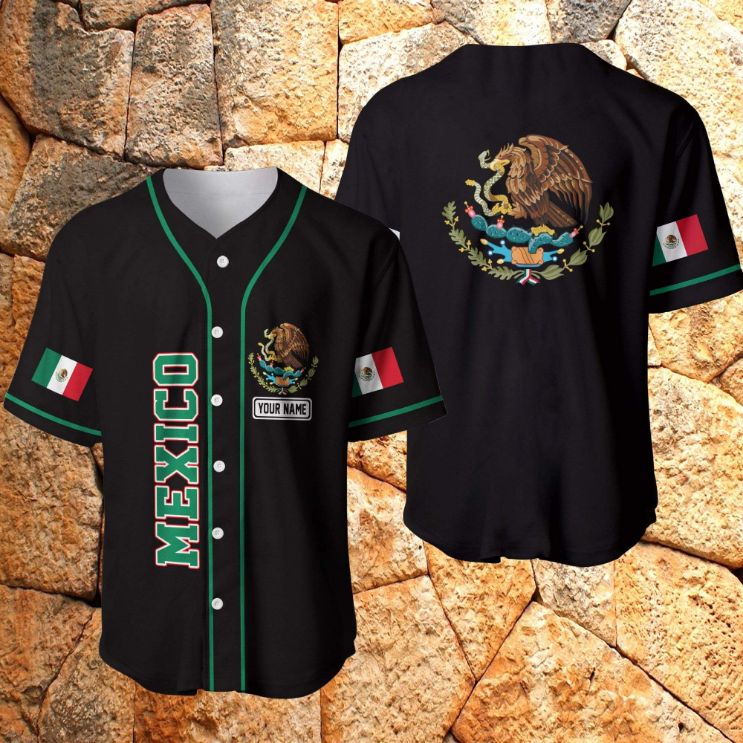 Custom Personalized Name Mexico Baseball Jersey Custom Personalized Name Mexico Baseball Jersey