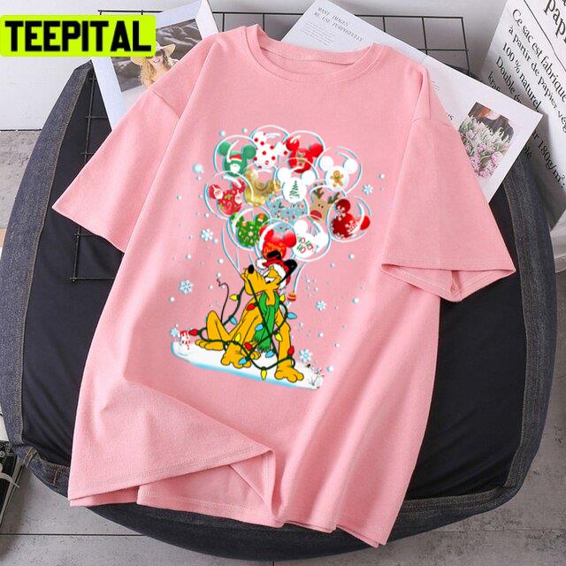 Cute Character Cartoon Pluto Balloon Unisex T-Shirt Cute Character Cartoon Pluto Balloon Unisex T-Shirt