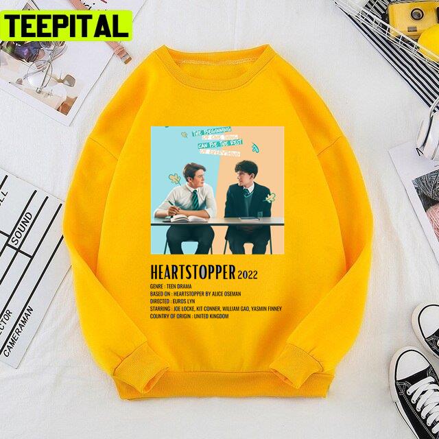 Cute Couple Of Heartstopper Simple Unisex T-Shirt Cute Couple Of Heartstopper Simple Unisex T-Shirt