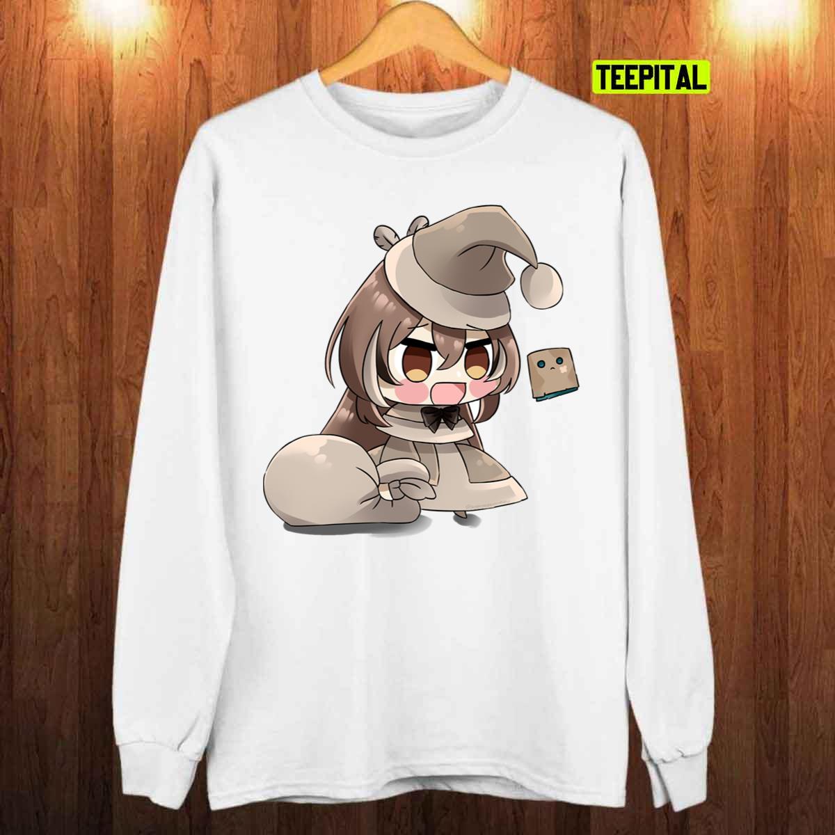 Cute Nanashi Mumei Processing Loading Peeker En Hololive Holocouncil Unisex T-Shirt Cute Nanashi Mumei Processing Loading Peeker En Hololive Holocouncil Unisex T-Shirt