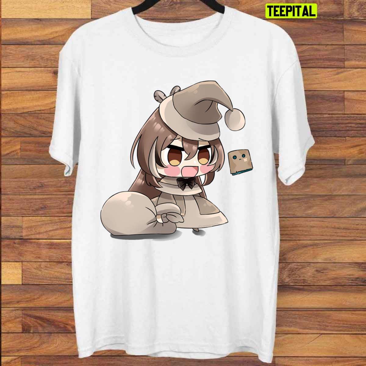 Cute Nanashi Mumei Processing Loading Peeker En Hololive Holocouncil Unisex T-Shirt Cute Nanashi Mumei Processing Loading Peeker En Hololive Holocouncil Unisex T-Shirt