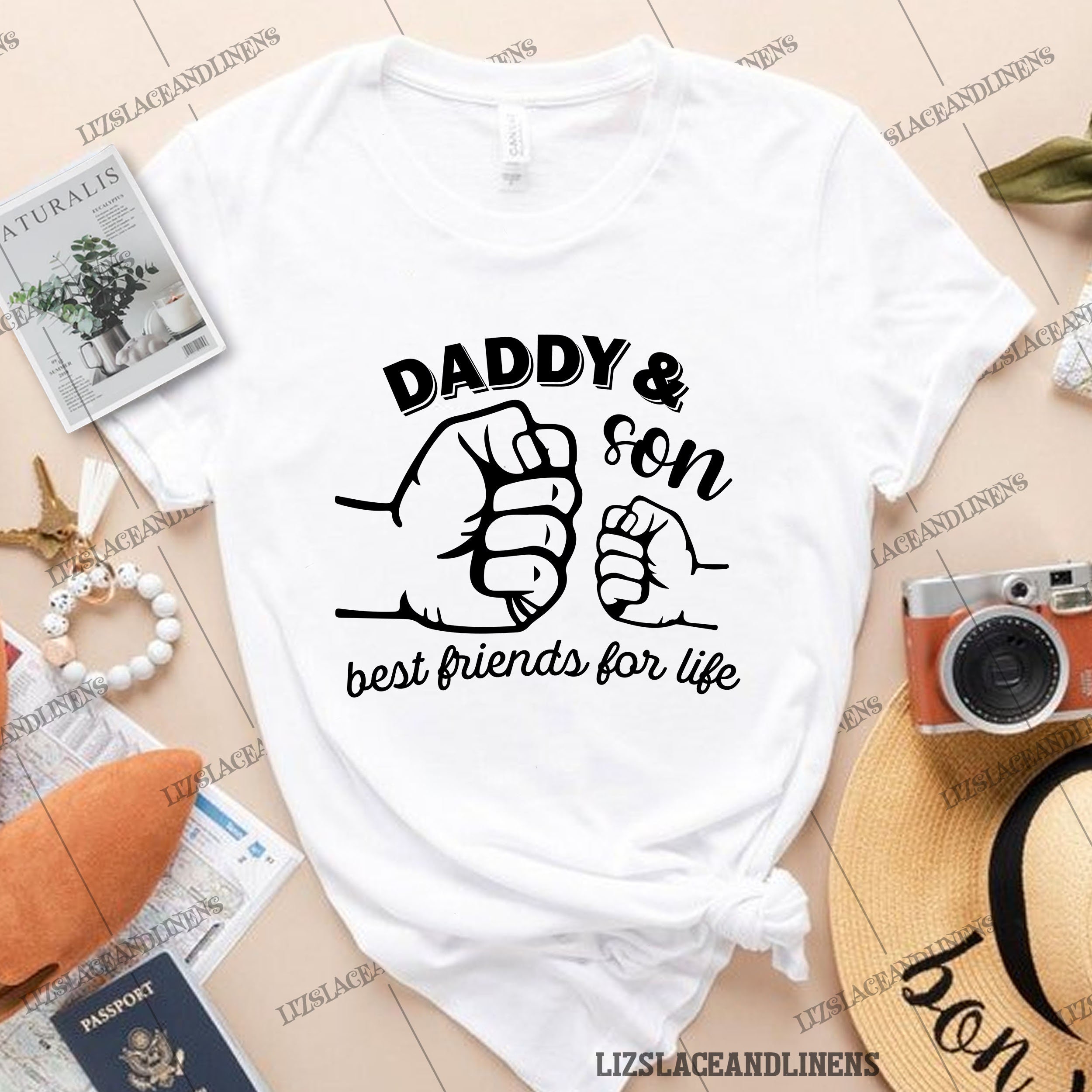 Daddy And Son Best Friend For Life Happy Father's Day Unisex T-Shirt Daddy And Son Best Friend For Life Happy Father's Day Unisex T-Shirt