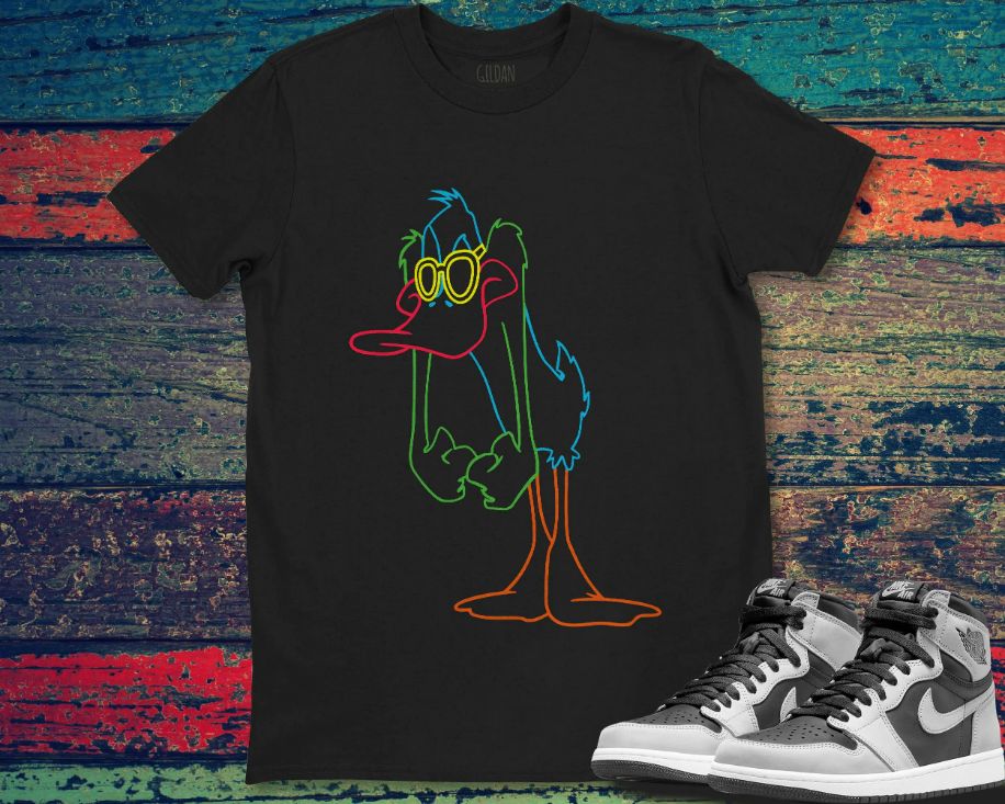 Daffy Duck Neon Outline T-Shirt Daffy Duck Neon Outline T-Shirt