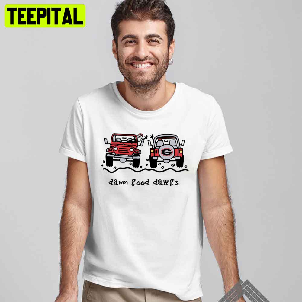 Damn Good Dawgs Funny Jeep Unisex T-Shirt Damn Good Dawgs Funny Jeep Unisex T-Shirt