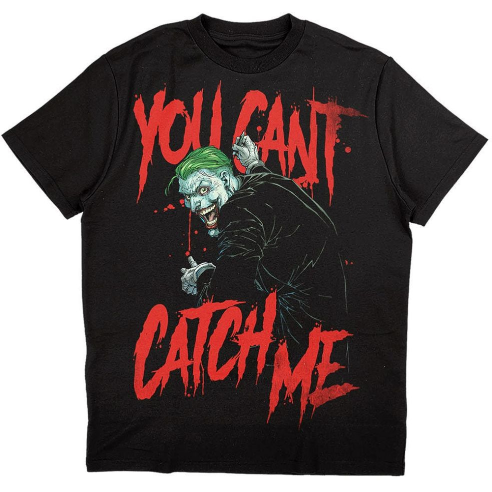 DC COMICS JOKER You Cant Catch Me Shirt DC COMICS JOKER You Cant Catch Me Shirt