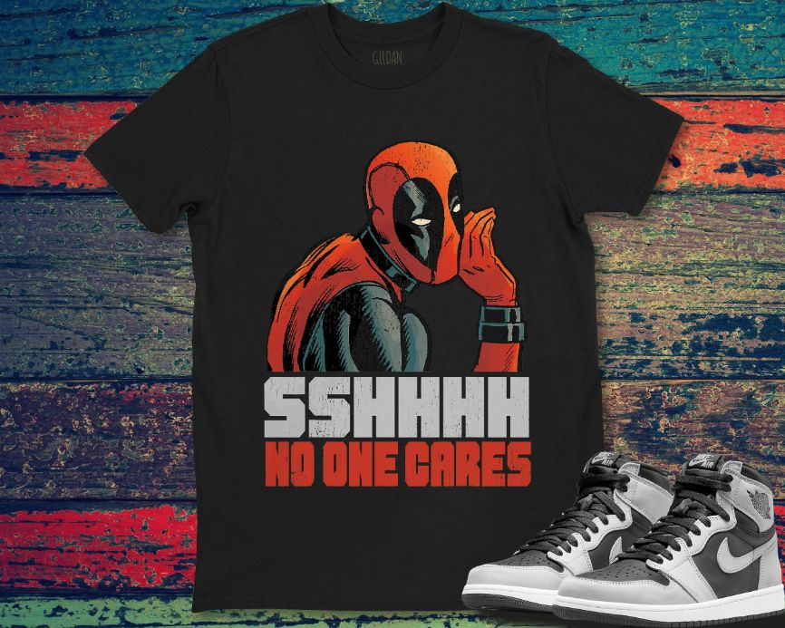 Deadpool Funny Noone Cares Super Heroes T-Shirt Deadpool Funny Noone Cares Super Heroes T-Shirt