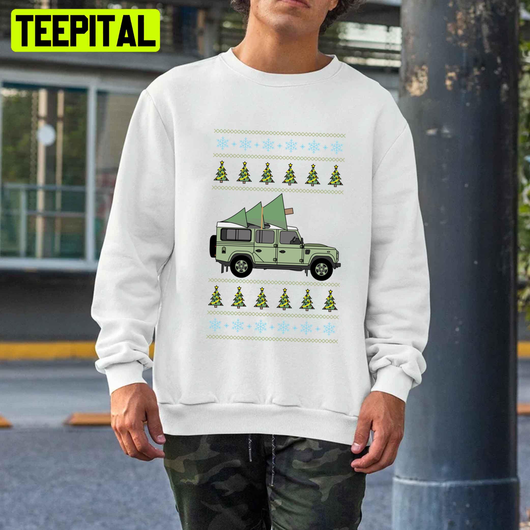 Defender 110 Christmas Jeep Unisex T-Shirt Defender 110 Christmas Jeep Unisex T-Shirt