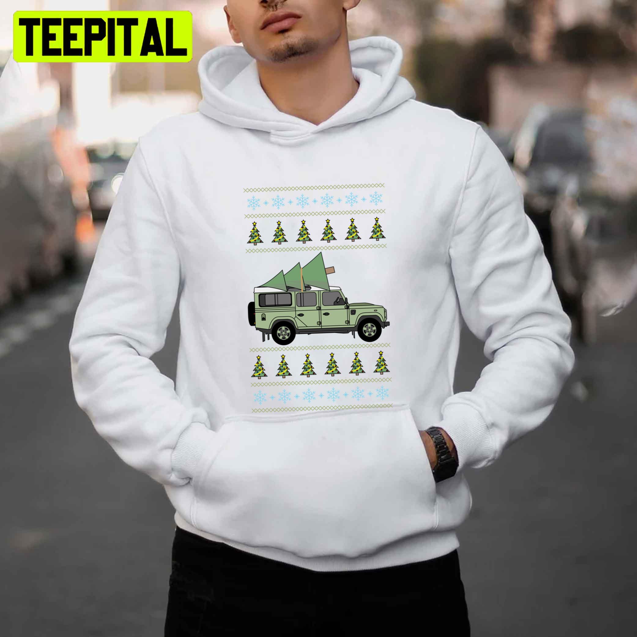 Defender 110 Christmas Jeep Unisex T-Shirt Defender 110 Christmas Jeep Unisex T-Shirt