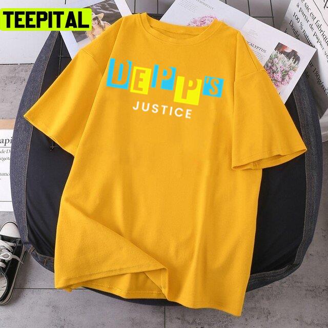 Depp's Justice For Johnny Depp Design Unisex T-Shirt Depp's Justice For Johnny Depp Design Unisex T-Shirt