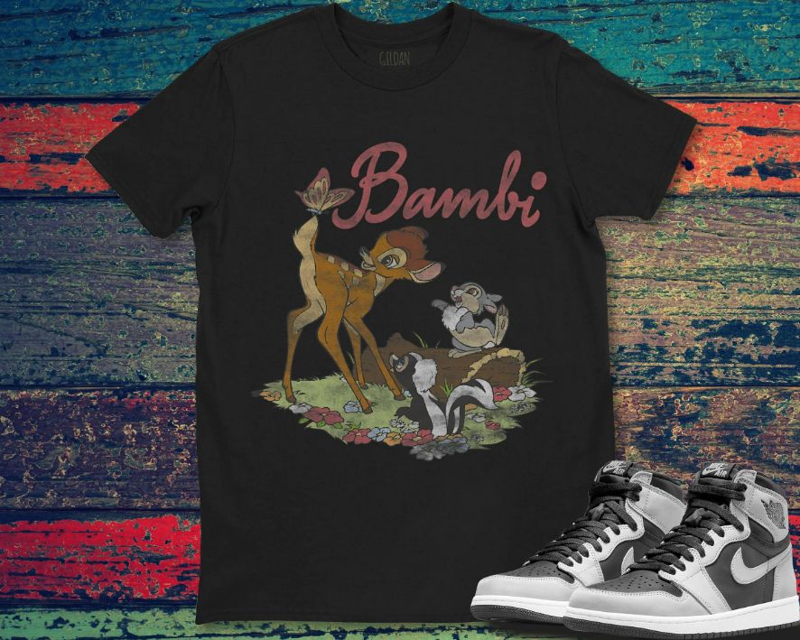 Disney Bambi Group Shot Logo T-Shirt Disney Bambi Group Shot Logo T-Shirt