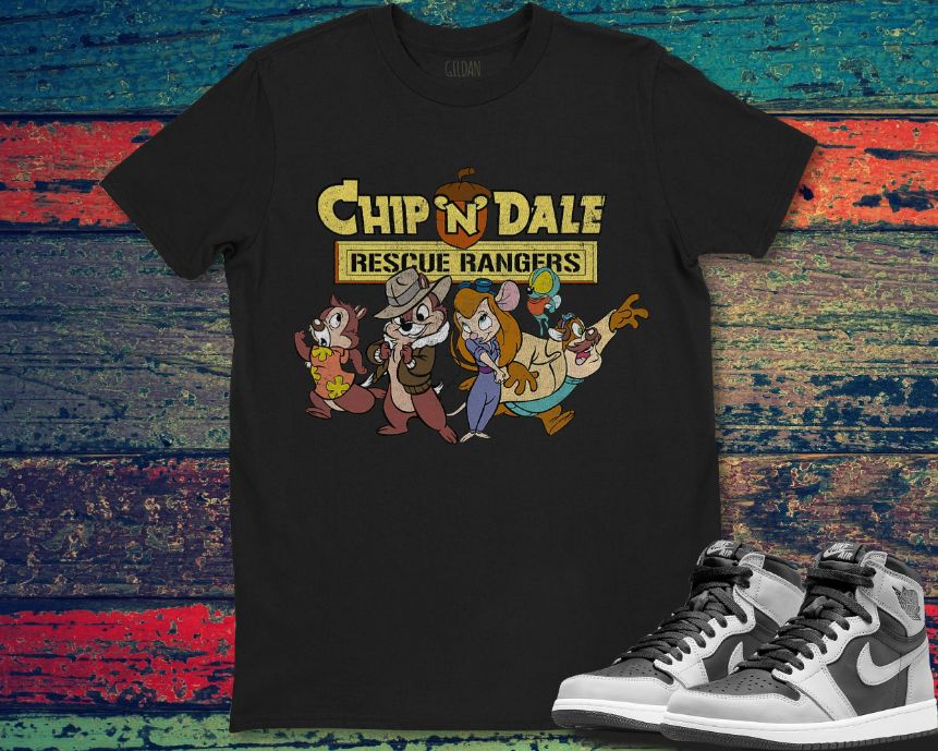 Disney Chip N Dale Goofy Group Rescue T-Shirt Disney Chip N Dale Goofy Group Rescue T-Shirt
