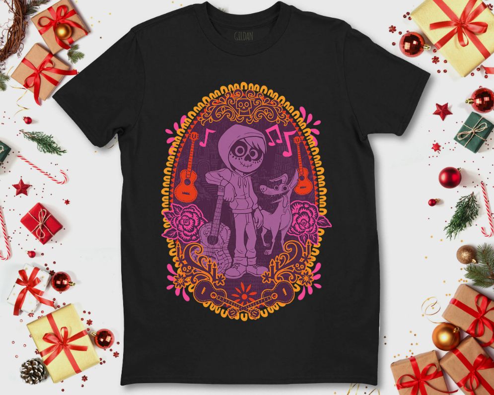 Disney Coco Miguel Colorful Coco Portrait T-Shirt Disney Coco Miguel Colorful Coco Portrait T-Shirt