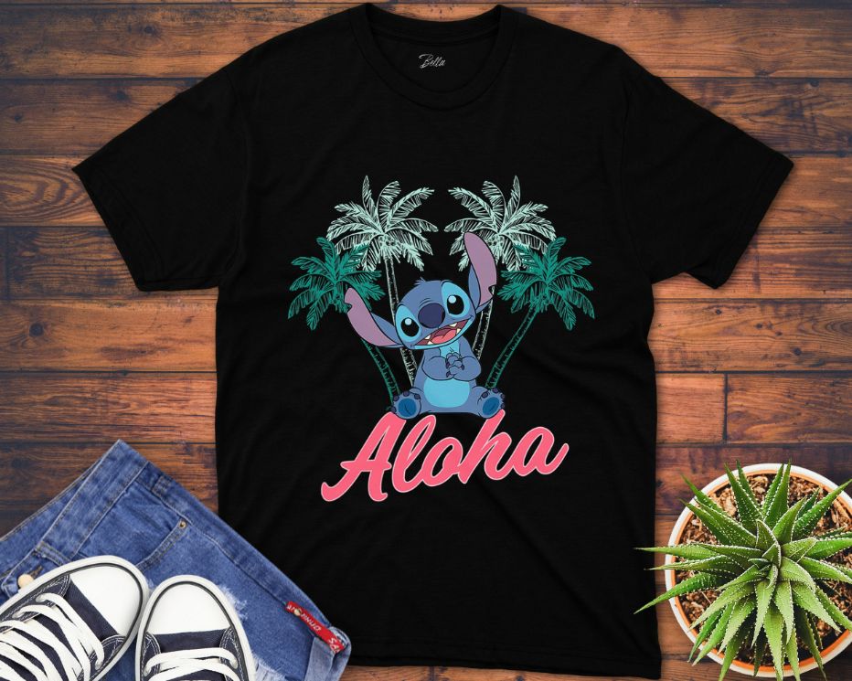 Disney Lilo and Stitch Aloha Unisex Gift T-Shirt Disney Lilo and Stitch Aloha Unisex Gift T-Shirt