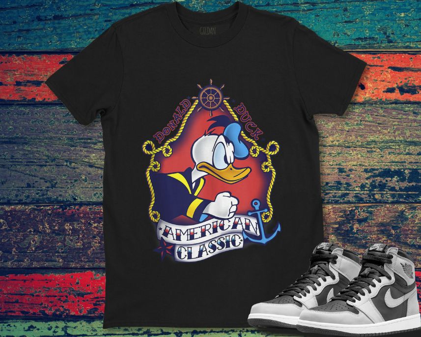 Disney Mickey And Friends Donald Duck American Classic T-Shirt Disney Mickey And Friends Donald Duck American Classic T-Shirt