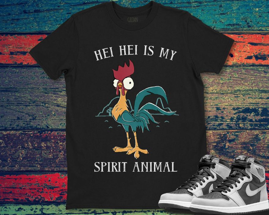 Disney Moana Hei Hei Is My Spirit Animal Portrait Funny Unisex Gift T-Shirt Disney Moana Hei Hei Is My Spirit Animal Portrait Funny Unisex Gift T-Shirt