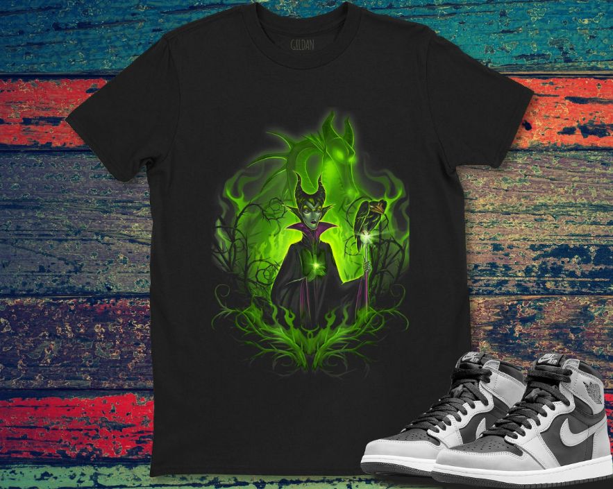 Disney Sleeping Beauty Dark Detailed Maleficent Unisex Gift T-Shirt Disney Sleeping Beauty Dark Detailed Maleficent Unisex Gift T-Shirt