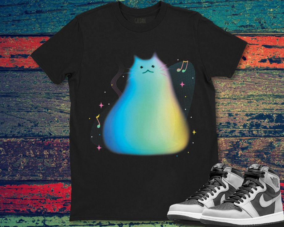 Disney Soul Cat Portrait Music Notes Unisex T-Shirt Disney Soul Cat Portrait Music Notes Unisex T-Shirt