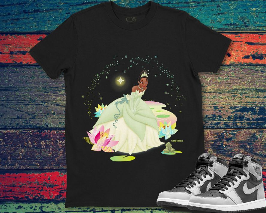 Disney The Princess and The Frog Tiana on a Bayou Unisex T-Shirt Disney The Princess and The Frog Tiana on a Bayou Unisex T-Shirt