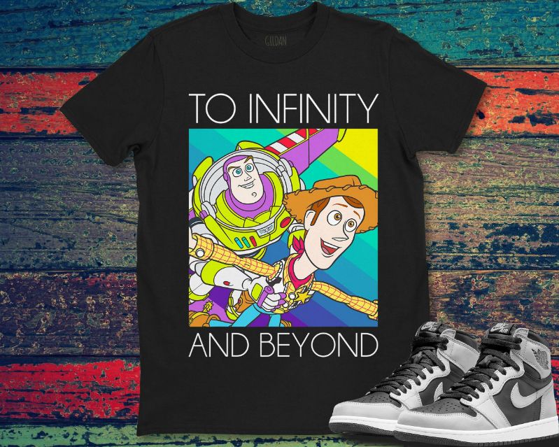 Disney Toy Story 4 Buzz Woody To Infinity and Beyond Unisex Gift T-Shirt Disney Toy Story 4 Buzz Woody To Infinity and Beyond Unisex Gift T-Shirt
