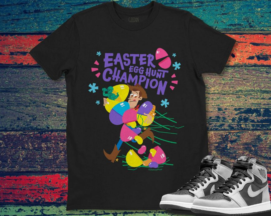 Disney Toy Story Woody Easter Egg Hunt T-Shirt Disney Toy Story Woody Easter Egg Hunt T-Shirt