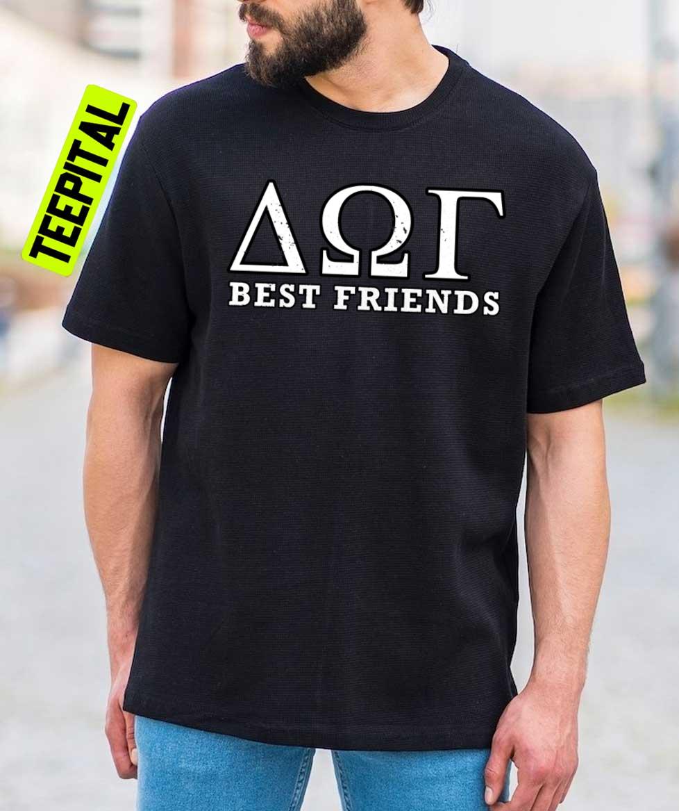 Dog Best Friends Greek Letters Delta Omega Gamma Unisex T-Shirt Dog Best Friends Greek Letters Delta Omega Gamma Unisex T-Shirt