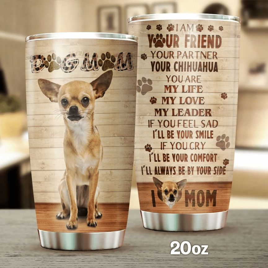 Dog Mom Chihuahua Stainless Steel Cup Dog Mom Chihuahua Stainless Steel Cup