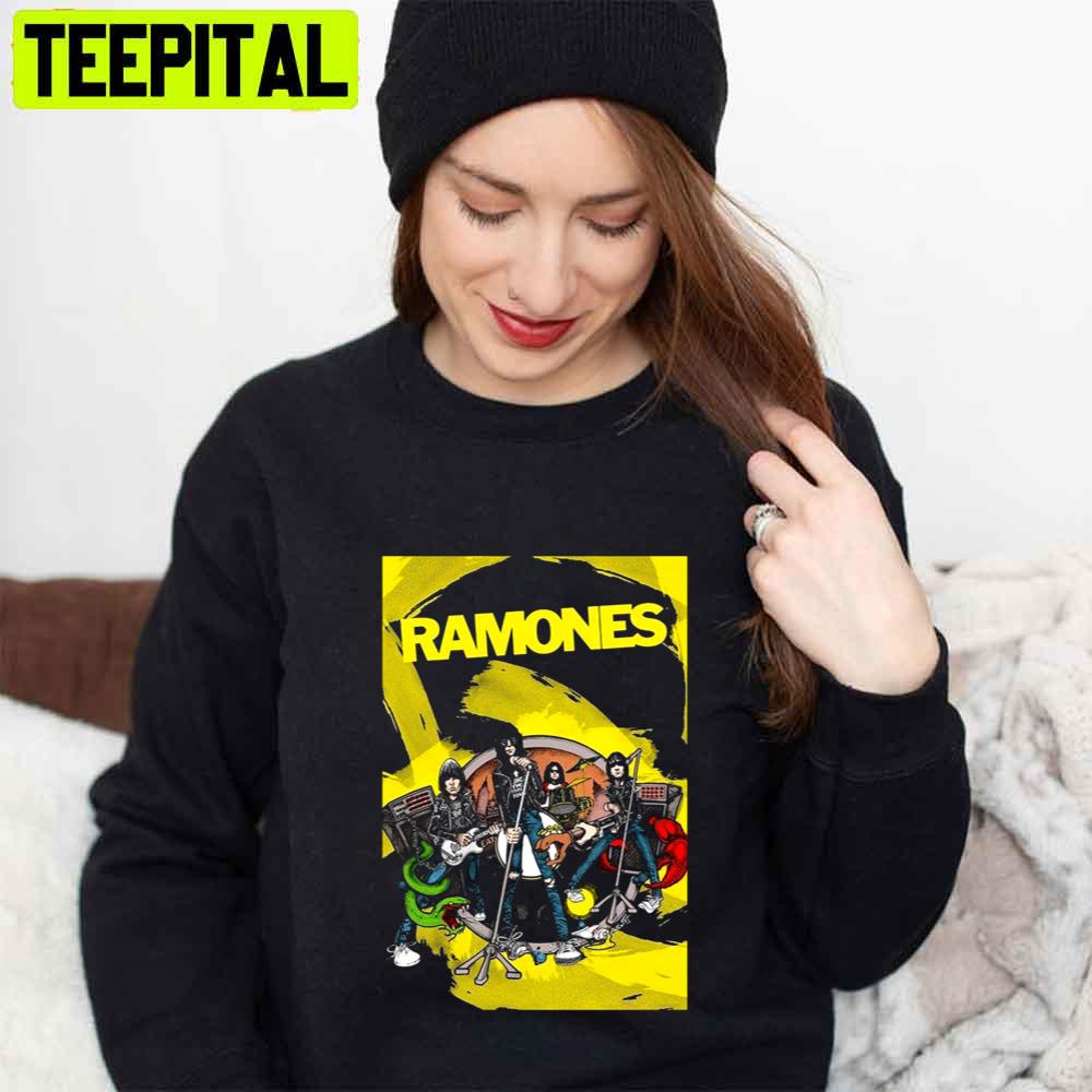 Drawing Style Ramones Unisex T-Shirt Drawing Style Ramones Unisex T-Shirt