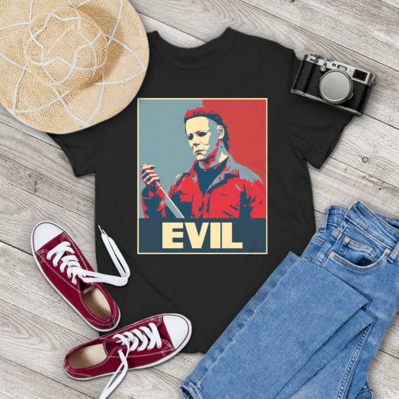 Evil Michael Horror Character Halloween Hope Vintage T-Shirt Evil Michael Horror Character Halloween Hope Vintage T-Shirt