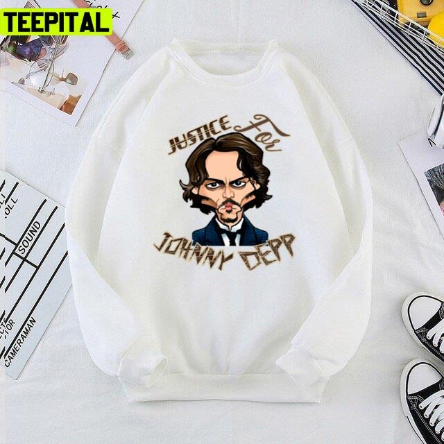 Fan Art Supportive Justice For Johnny Dep Art Unisex T-Shirt Fan Art Supportive Justice For Johnny Dep Art Unisex T-Shirt