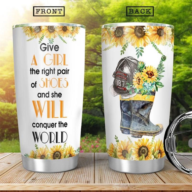Firefighter Girl Stainless Steel Cup Firefighter Girl Stainless Steel Cup