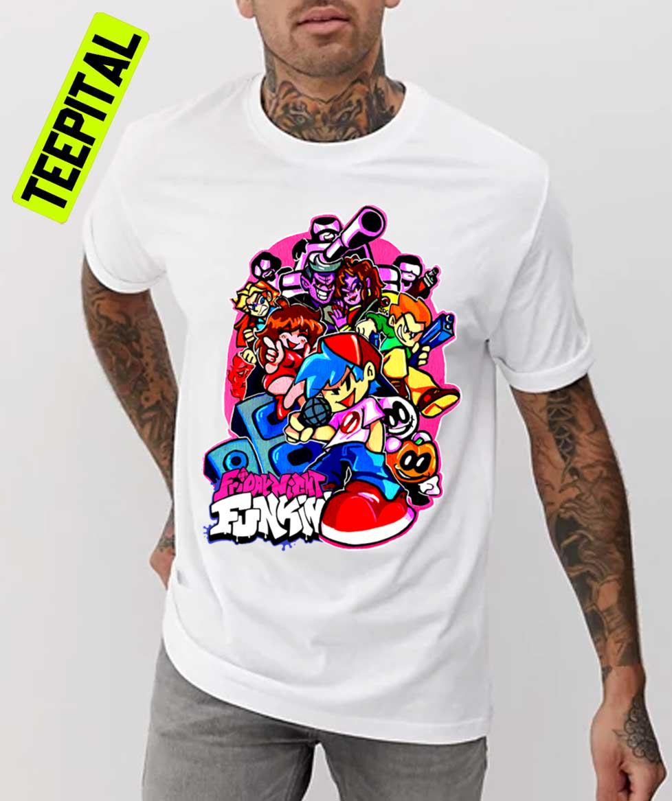 Friday Night Funkin Artwork Unisex T-Shirt Friday Night Funkin Artwork Unisex T-Shirt